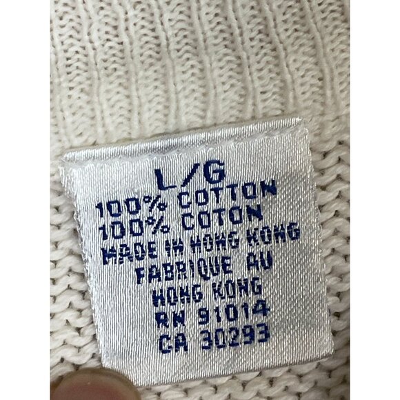 Retro Cable Knit Vest Tan L Preppy Academia Golf Resort Classic Chic Retro 80s - Picture 3 of 9